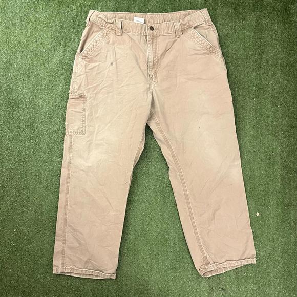 Vintage Beige Carhartt Carpenter Pants - Picture 4 of 6